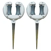 2pcs Garden Hose Stand Ground Insert Outdoor Watering Pipe Holder Positioning