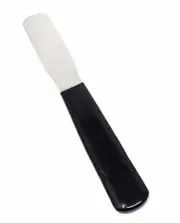 7 Inch Stainless Steel Lab Spatula with(PVC)Comfort Handle 3" Blade,0.62" Width