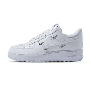 【NIKE 耐吉】Air Force 1 07 LX 女鞋 白色 AF1 四勾 銀色小勾 立體 運動 休閒鞋 CT1990-100