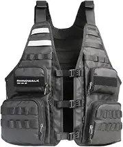 [Generic] Bike Cycling Vest Multifunctional Fishing Vest Cycle Riding Hiking Camping Protective Vest Activity Protections Vest
