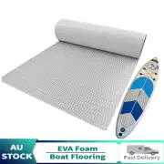 Surfboard Traction Pad White Marine EVA Foam Boat Flooring Aft Deck Mat 90x240cm