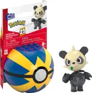 MEGA Pokemon Pancham Building Toy Kit, Poseable Action Figure (26 Pieces) for...