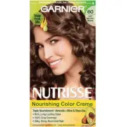 Garnier Nutrisse Nourishing Color Creme Light Natural Brown [60] 1 ea (Packaging