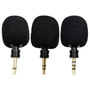 Mono / Stereo / 4 Pole Metal Mini 3.5mm Microphone for Computer