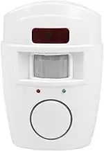 Safety Alarm of The PIR Traffic Detector with 105 DB Sound, Onooff Remote Control, Ideal for a Home Office Store, Wall Assembly