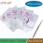 Under Eye Curve Eyelash Pads Gel Patch Lint Free Lash Extension Eye Lash PAd 100
