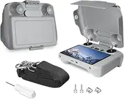 Sun Hood Kit for DJI Mini 3/3 Pro RC Controller Accessories - Anti-Glare Sun Shade Cover and Neck Lanyard