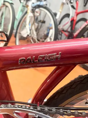 老田單車 英國 RALEIGH 16吋自行車(類小布Brompton)9速折疊車-紅色
