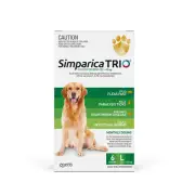 Simparica Trio 6 pack for dogs 20.1-40kg - Flea, Tick and Worming Treatment *G