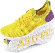 [ASITVO] Wide Women's Barefoot Zero Drop Sole Minimalist Width Toe Box Walking Shoes Sneakers Colourful Knit Upper