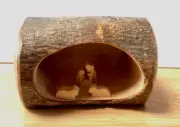 Hand Carved Olive Wood Mini Nativity Manger Scene The Holy Land Christmas (E)