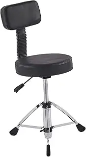 Drum Throne with Backrest Drum Seat,with Anti Slip Feet,Motorcycle Portable Drum Chair Stool,Drum Stool