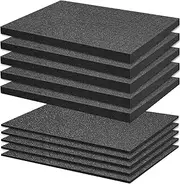TANEMUDO 10 Pcs Pick Apart Foam Insert for Storage Cases and Tool Boxes 2 Sizes Pick and Pluck Foam Inserts with Bottom, Use for Board Game Box Cases, Storage Drawers (16 Inch x12 Inch)