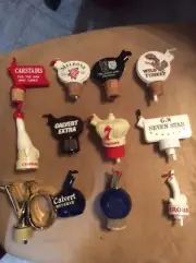 VINTAGE COLLECTION OF LIQUOR BOTTLE POUR SPOUTS