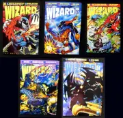 Wizard Magazine Issue #24, 25, 26, 36, 39 Set of 5 New Posters No Bag Amricons