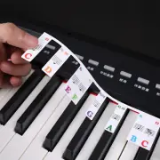 Piano Learner Stickers Music Piano 61 Key Note Keyboard No Paste Required