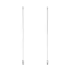 Set of 2 Hook Handle Blind Replacement Wand Curtain Opener Stick