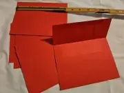 Envelopes Red Paper, Junk Journal, Scrapbooking, Cards,