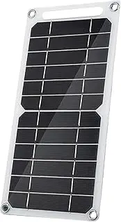 Solar Panel,5V 6W Foldable Solar Panel for Camping | Foldable Type C Battery Chargers Waterproof Camping Gear for Lanterns, Water Pumps & Outdoor