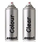 MOTORCYCLE HONDA TOUCH UP SPRAY PAINT MONZA RED R-110 + CLEAR