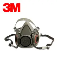 在飛比找樂天市場購物網優惠-3M™ 雙罐式防毒面具 6000 系列 3M 6200