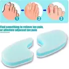 16 Pieces Foam Toe Spacers for Feet Women 3 Layer Foam Toe Separators New
