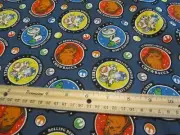 Blue Camelot Star Wars Character Cotton Fabric BTY