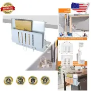 Multifunctional Side Desk Storage & Laptop Tray with Heat Dissipation Features