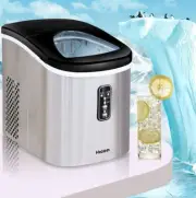 220V Stainless Commercial Ice Cube Maker Portable Ice Machine Restaurant Bar