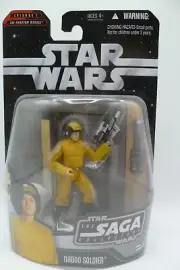 STAR WARS SAGA - #50 NABOO SOLDIER (BATTLE OF NABOO) FIGURE - VERY NICE!!