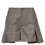 [sacai x WTAPS] WTAPS Cotton Back Satin Shorts Women