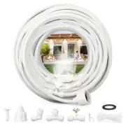 Misting Systems White, Outside Patio Misters, 100FT Misting Cooling System+30...