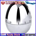 LF# Egg Kitchen Timer Electronic Countdown Timer for Cooking Learning (Silver)