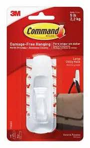3M COMMAND LARGE UTILITY HOOKS 17003ES