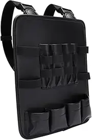 VICASKY Hair Salon Chest Bag Barber Tools Bags Barber Vest Pouch Hairstylist Scissor Vest Pouch Barber Scissors Holder Scissor Bag Shear Holder for Stylist Hair Clippers Black Oxford Cloth