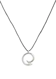 Anissa Kermiche Charmeur Cord Necklace - Silver ONE SIZE