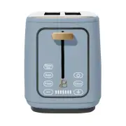 2 Slice Toaster with Touch-Activated Display, Cornflower Blue by Drew Barrymore