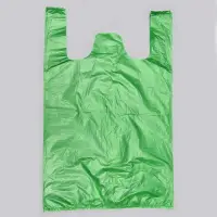 在飛比找樂天市場購物網優惠-綠色加大背心塑料袋垃圾袋藍色蔬菜水果打包收納袋手提袋購物袋子