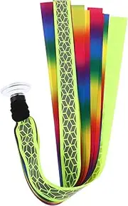 PAMINGONO Helmet Streamer Ribbon Decor for Boys and Girls Easy to Install Helmet Prop Non-Fading Fun Accessories for Biking and Skiing