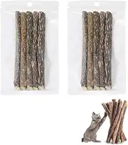 Generic 5/10/15pcs Cat Chew Stick, Silvervine Sticks for Cats, Catnip Toys, Silver Vine, Matatabi, Cleaning Teeth Molar Toy, Teething Interactive Wand Stick, Dental Sticks for Cat Kitty Kitten