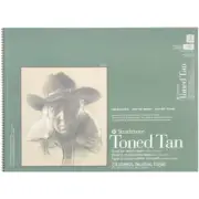 Strathmore Toned Sketch Spiral Paper Pad 18"X24" Tan 24 Sheets