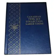 Whitman Bookshelf Album #9521 Canada Type Set, Large Coins NEW, NOS
