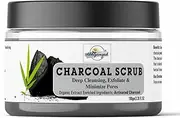 Activated Charcoal Face Scrub Exfoliating Deep Cleansing For All Skin Types Scrub No Parabens & Mineral Oil (100 g) Pack Of 1