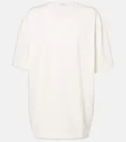[Lemaire] Lemaire Cotton jersey T-shirt UK 12 white