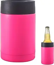 Stainless Steel Can Cooler | 12 oz Beer Can Cooler Holder | Double Wall Vacuum Insulated Can Coolers for Drinks Cans | Cooling Insulation Beer Bottle Holders Sleeve for Kitchen Gadgets