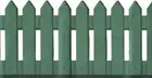 COUNTRY PICKET FENCE GREEN SCULPTURED WALLPAPER BORDER