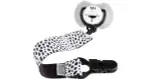 LOVI Salt & Pepper pacifier strap 0+ m