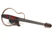 YAMAHA SLG200S CRB Crimson Red Burst Silent Guitar Steel Strings with Soft Case