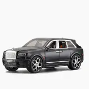 Catzon 1:20 Cullinan Alloy Car Model with Pull-Back Functionality and Sound Light Effects-Black