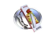 AL DENTE PIZZA FLAT PACK - 2 X 300MM PIZZA PLATES AND ROCKING CUTTER + GRIPPER
